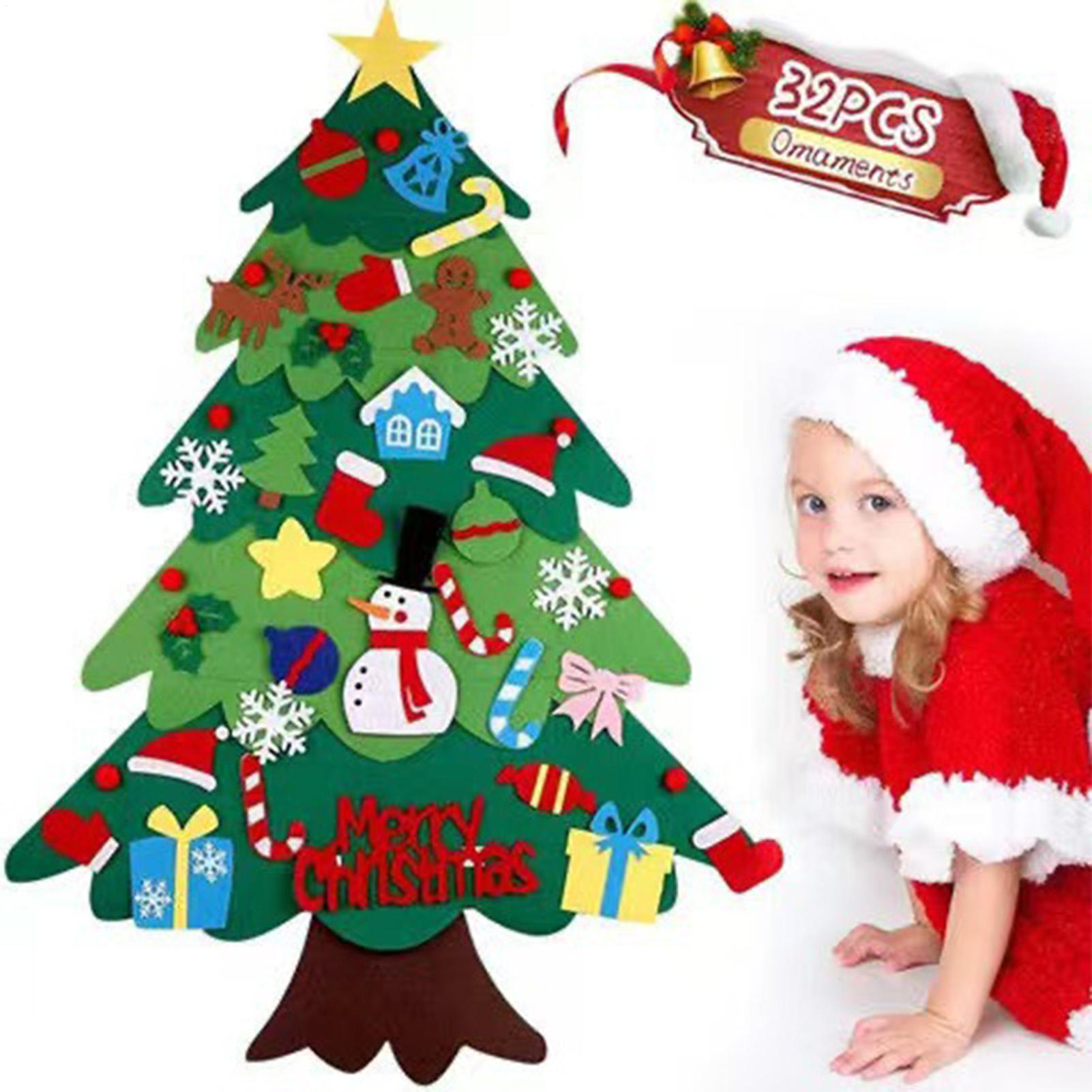 Pendant Lighting Christmas Decor - Vlies Filz Weihnachtsbaum Dekorationen Kits für