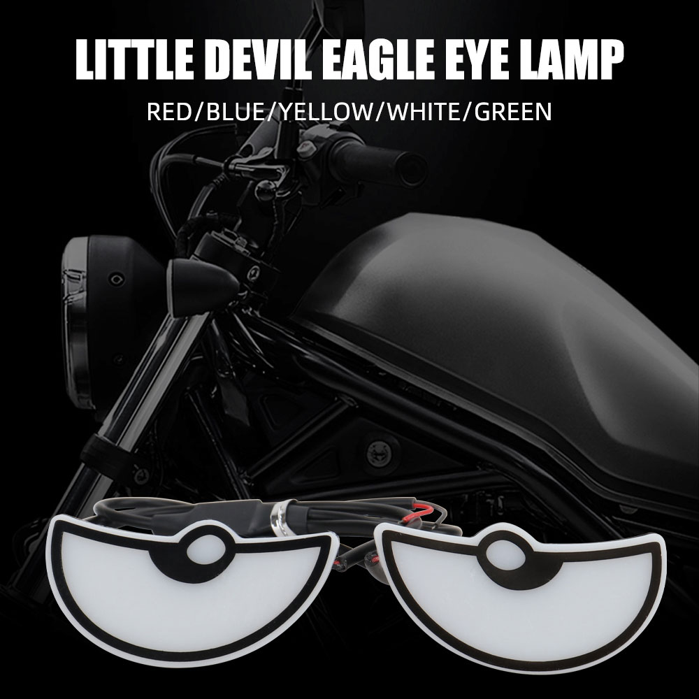 Decor Lighting Uk - Brandneue, einzigartige LED-Leuchten, DIY-Motorradbeleuchtung, Halbkreisbeleuchtung, Devil's