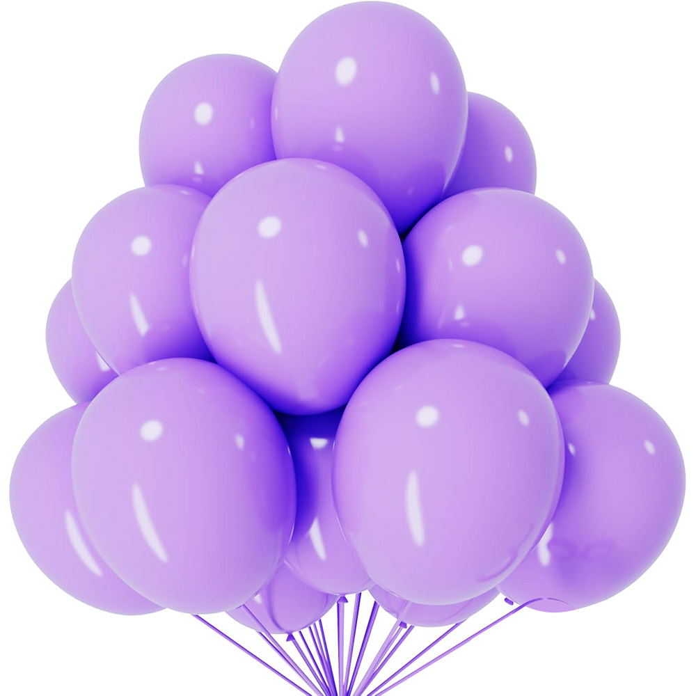 Decor Lighting Pack - Helllila Latexballon 5–100 Stück/Packung 12 Zoll