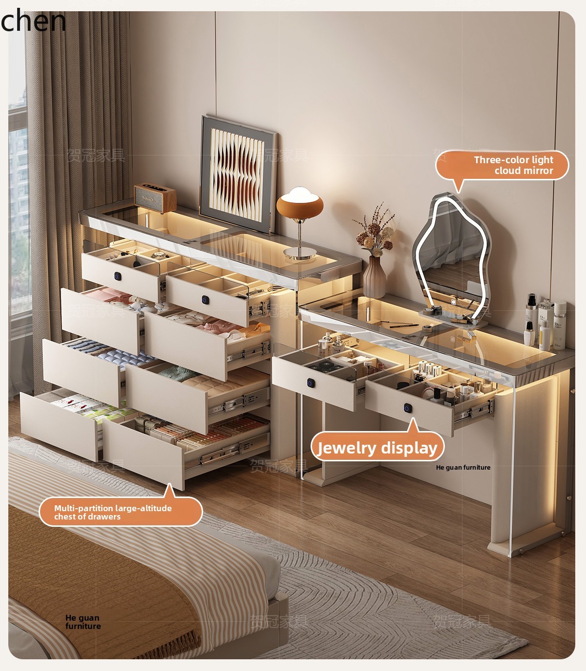 Furniture Lighting & Decor Magazine - T Light Luxus-Sofa-Beistellschrank Wandmontierter Flur-Aufbewahrungsschrank Massivholz