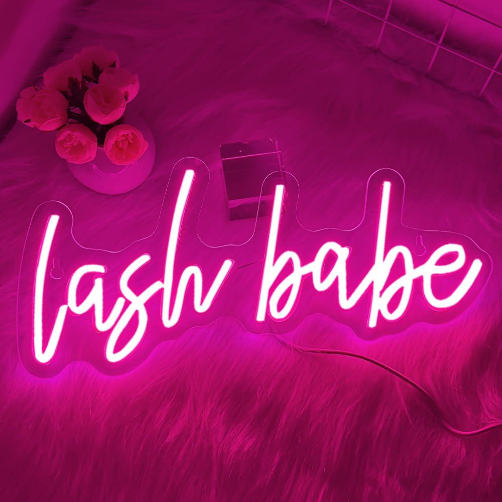 Led Lighting Wall Decor - Lash Room Neon-Schild USB Dimmbares LED-Licht