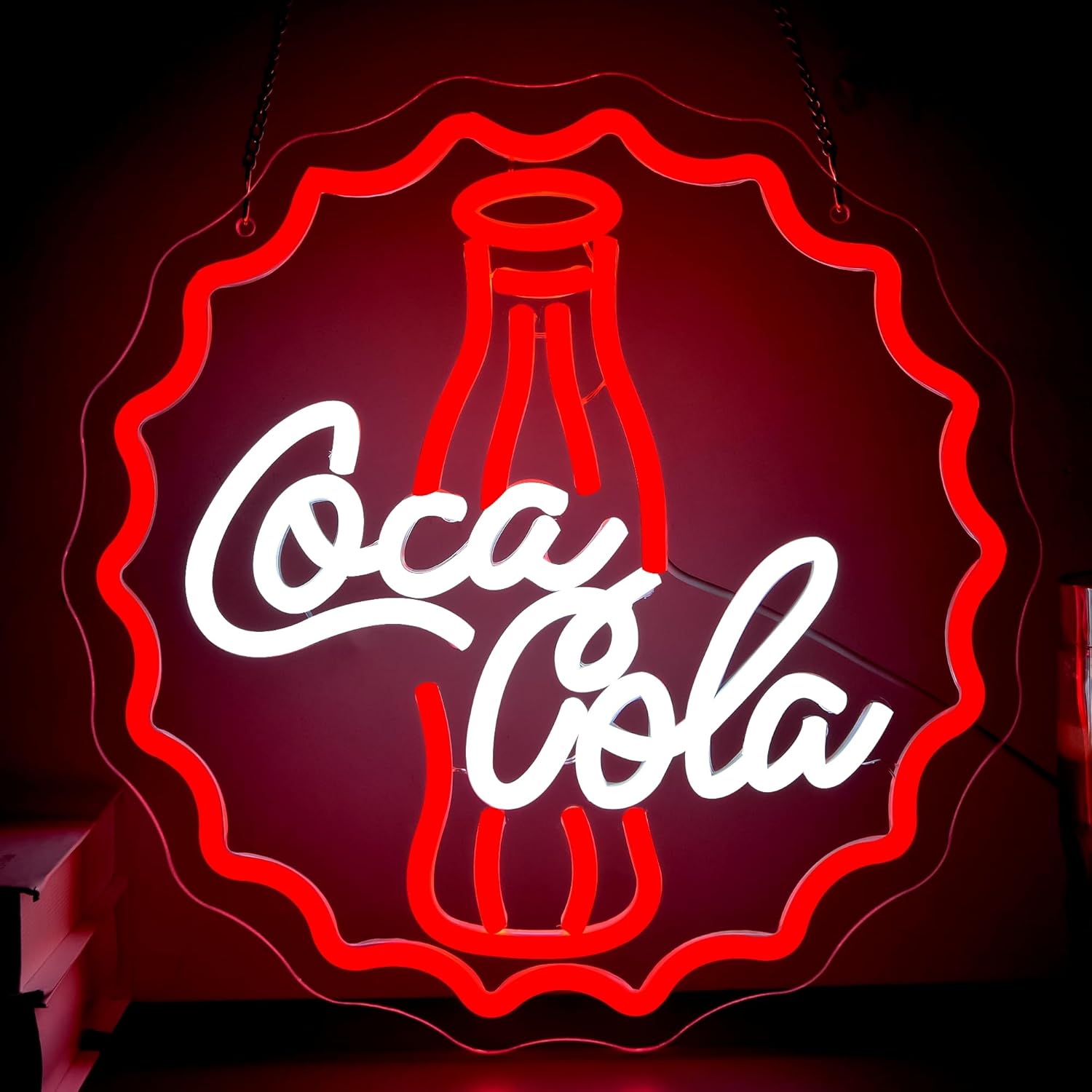Wall Decor Lighting - Cola Neon-Schild Kunst-Wandleuchte USB LED Neonlicht