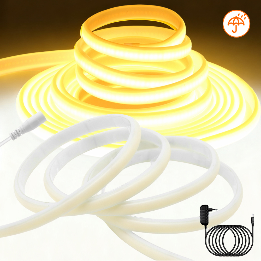 Decor Lighting Uk - 12V COB LED-Streifenlicht, flexibles Band, hochhell,