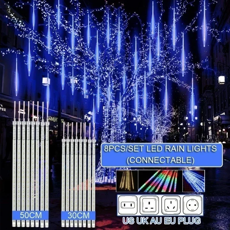 Decor Lighting Uk - 30 cm/50 cm Wasserdichte Meteorschauer Regen