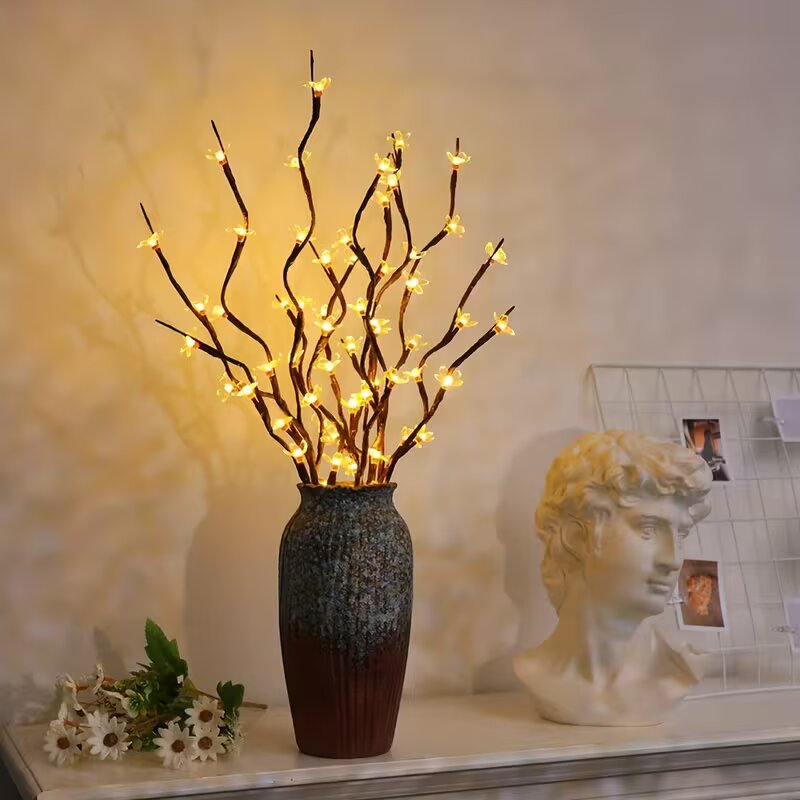 Decor Lighting Table Lamps - 1/2 Stück 20LED Kirschblütenbaum-Zweiglichter für Innen-