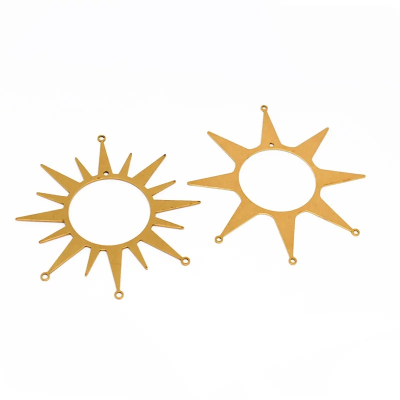 Pendant Lighting Christmas Decor - Messing unvergoldet Sonne Anhänger DIY Kristall