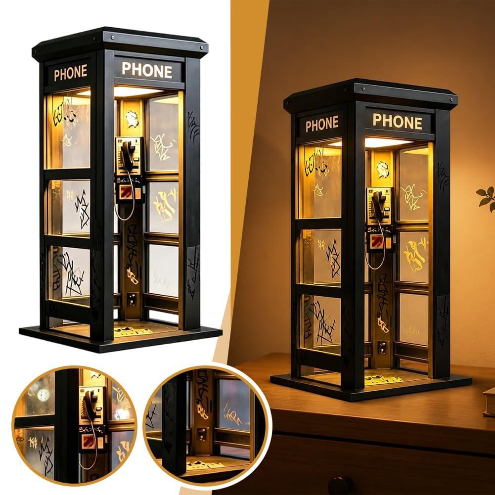Decor Lighting Table Lamps - Vintage Londoner Telefonzellen-Tischlampe, Retro-Telefonzellen-Nachtlicht, dekorative Schreibtischlampe