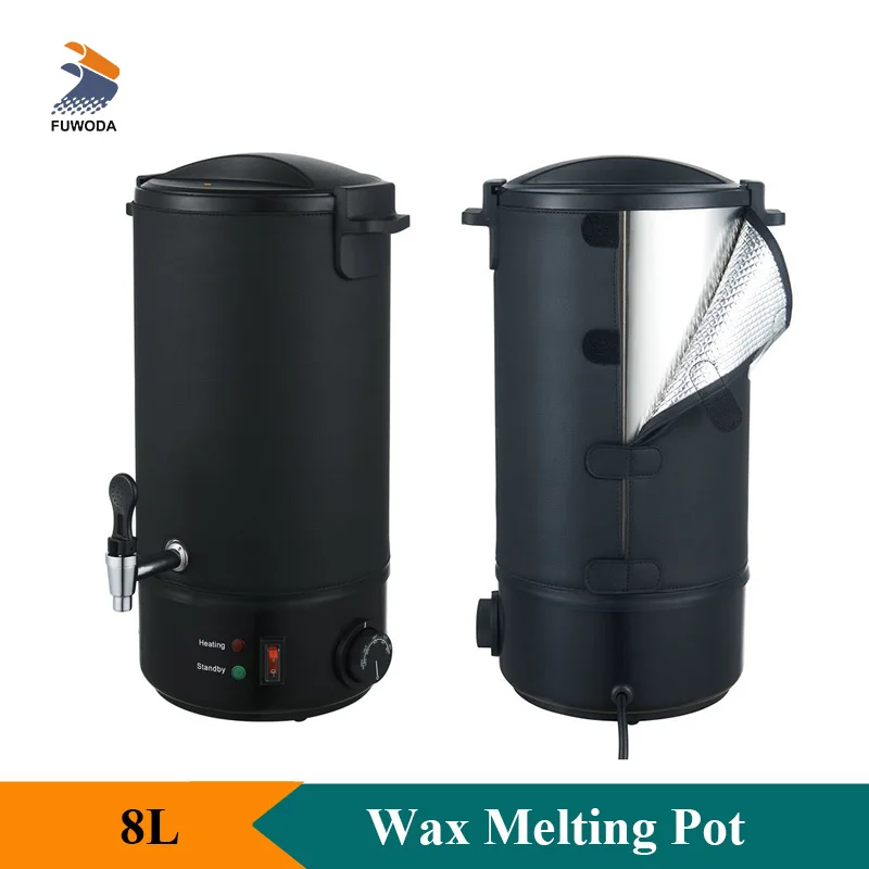 Wax Melter Electric - 8L Edelstahl Wachsschmelzer Elektrischer Wachsschmelztopf Schnell