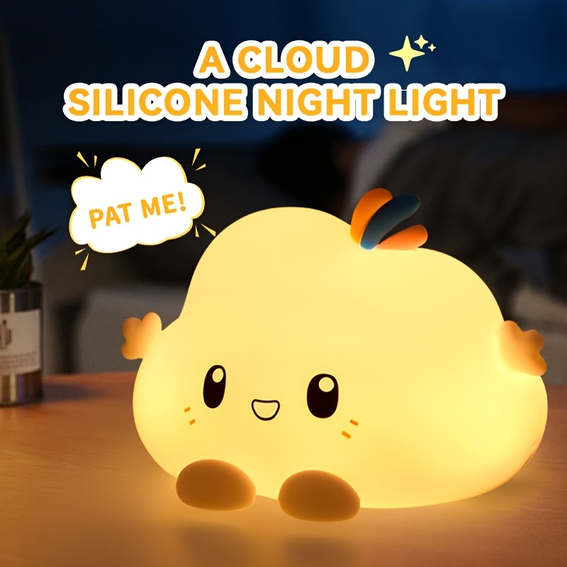 Decor Lighting Table Lamps - Wolken-Nachtlicht, Touch-Control-Dimmung, Aufladen und Timing, für