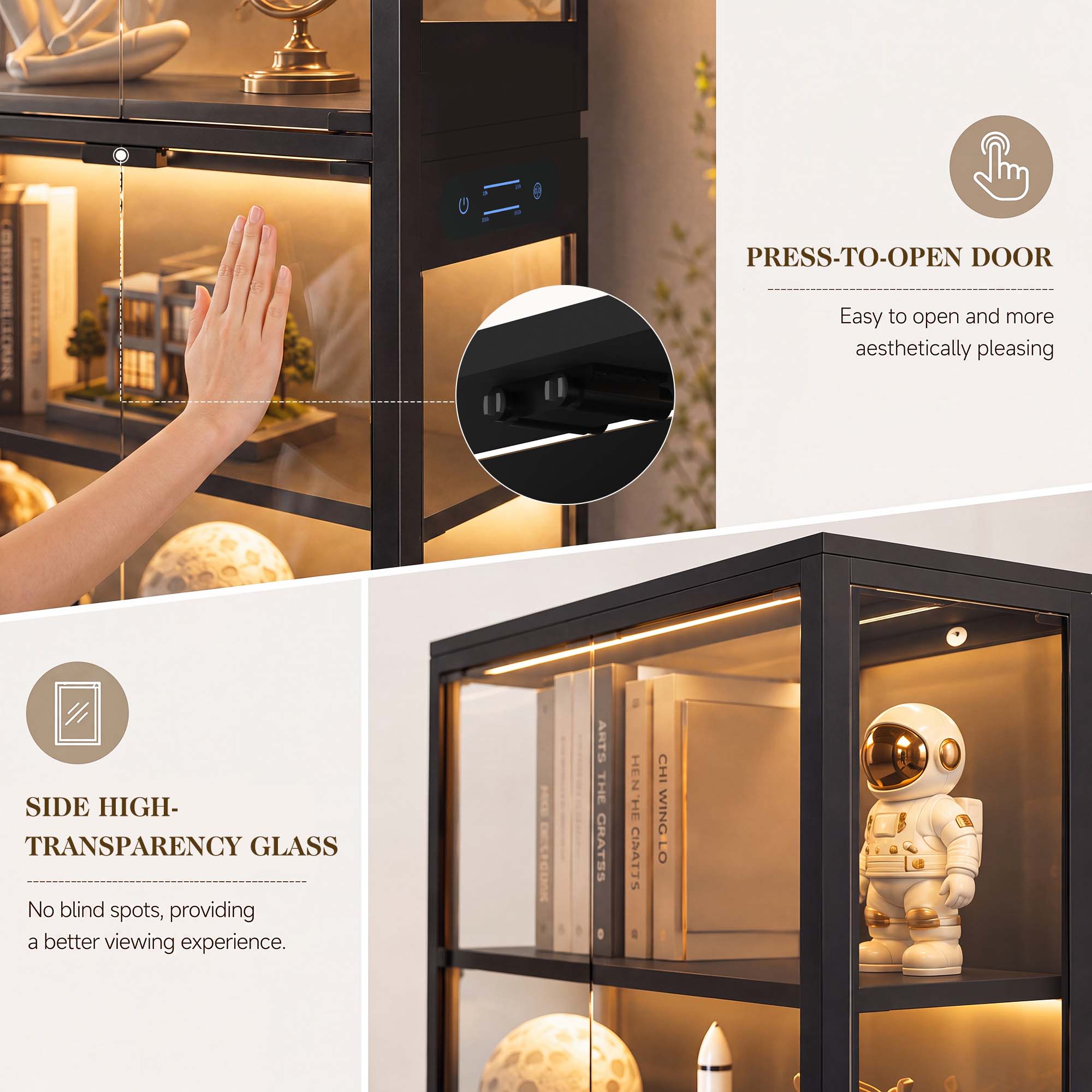 TCGBKAF 5-stufiger Vitrinensch – Lighting Design Decor Bewertung und Preis