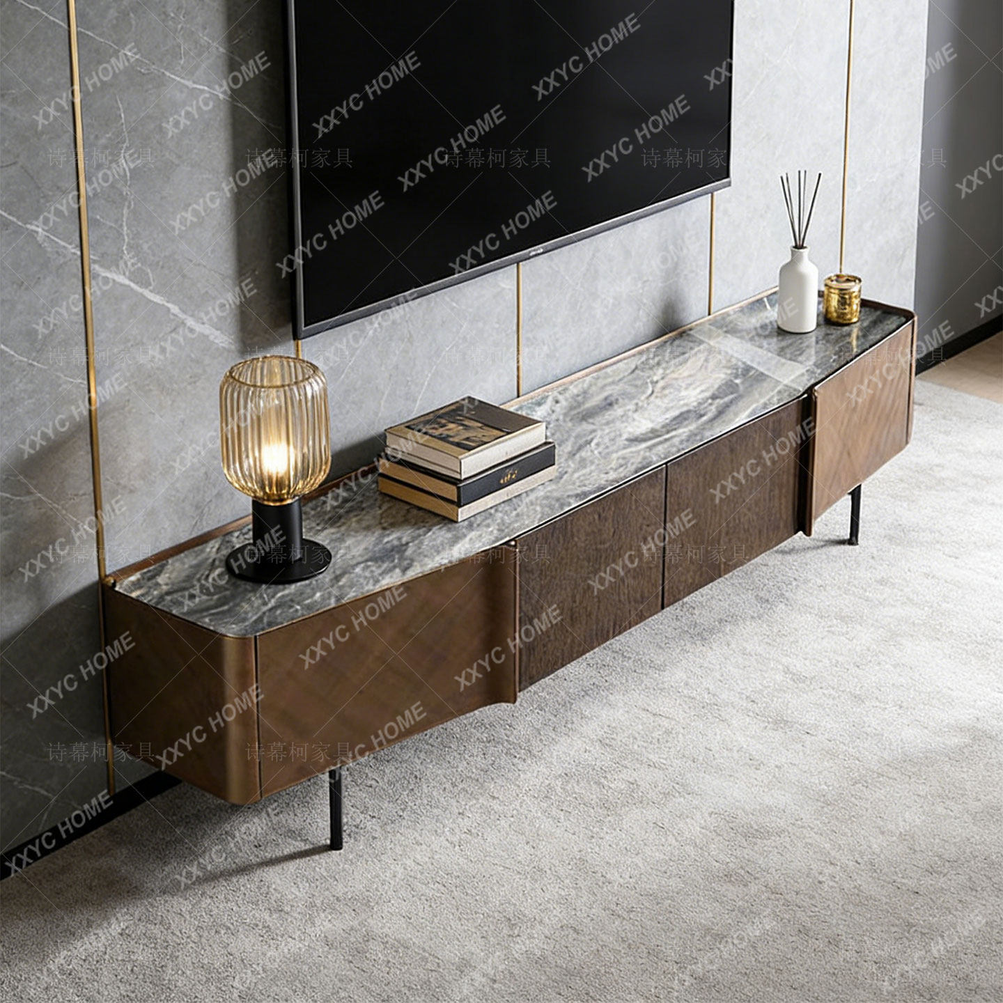 Ein leicht luxuriöser TV-Schra – Furniture Lighting & Decor Magazine Bewertung und Preis
