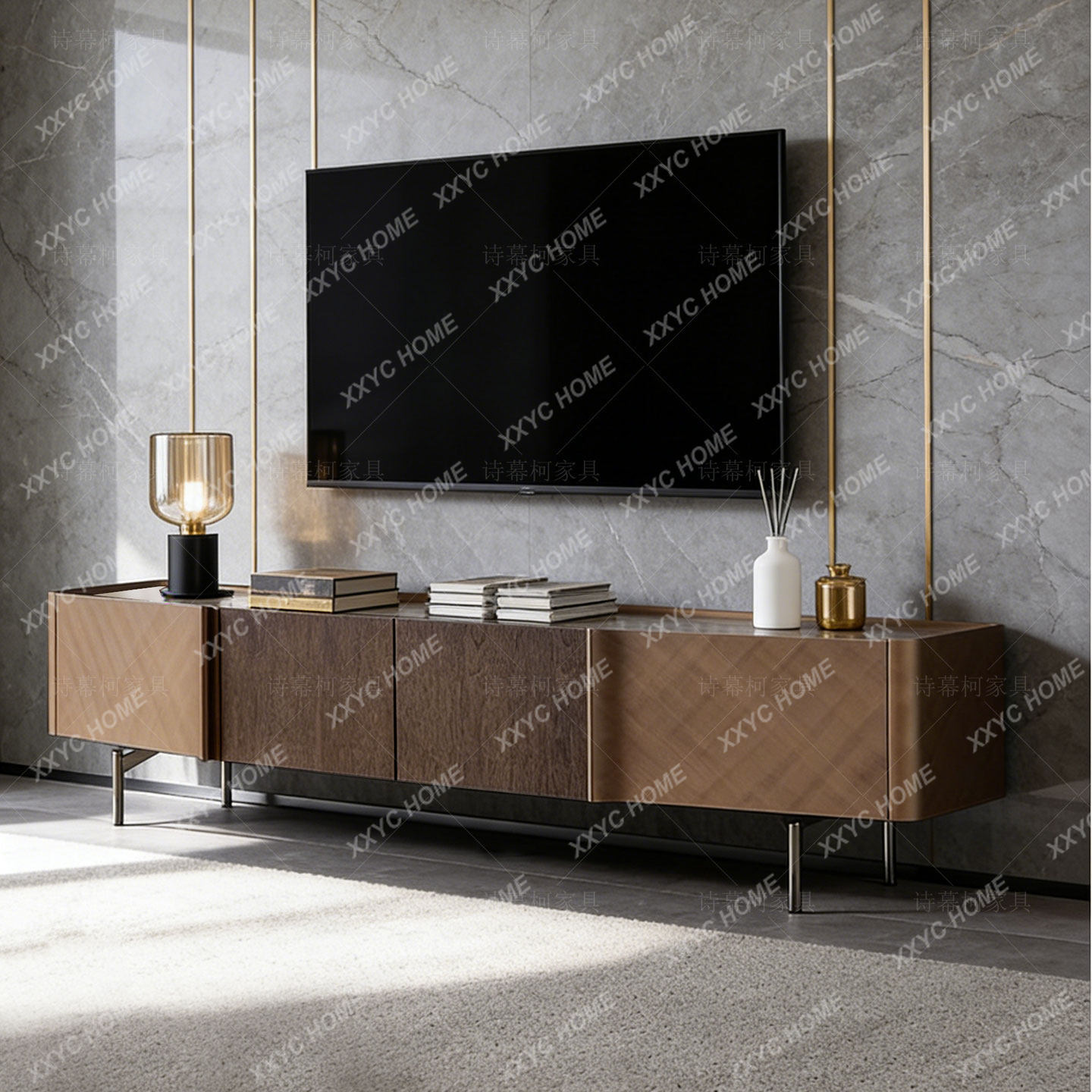 Ein leicht luxuriöser TV-Schra – Furniture Lighting & Decor Magazine Bewertung und Preis
