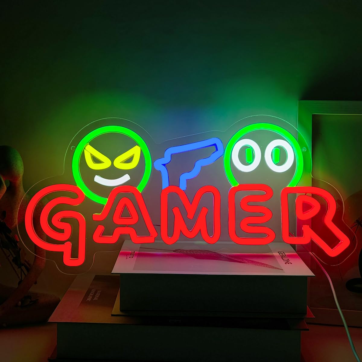Gamer Neon-Schild LED-Wandleuc – Room Lighting Bedroom Decor Bewertung und Preis