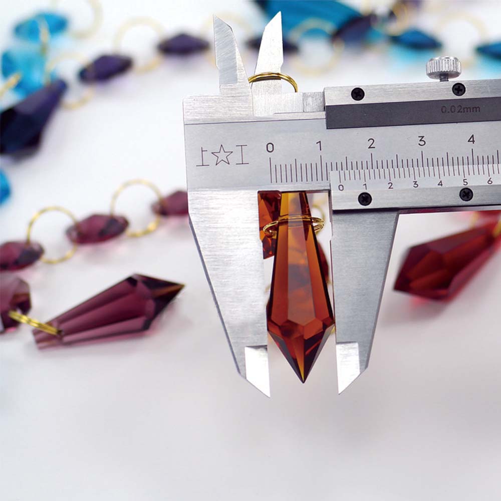 38mm Mix Farbe Kristall Eiszap – Pendant Lighting Christmas Decor Bewertung und Preis