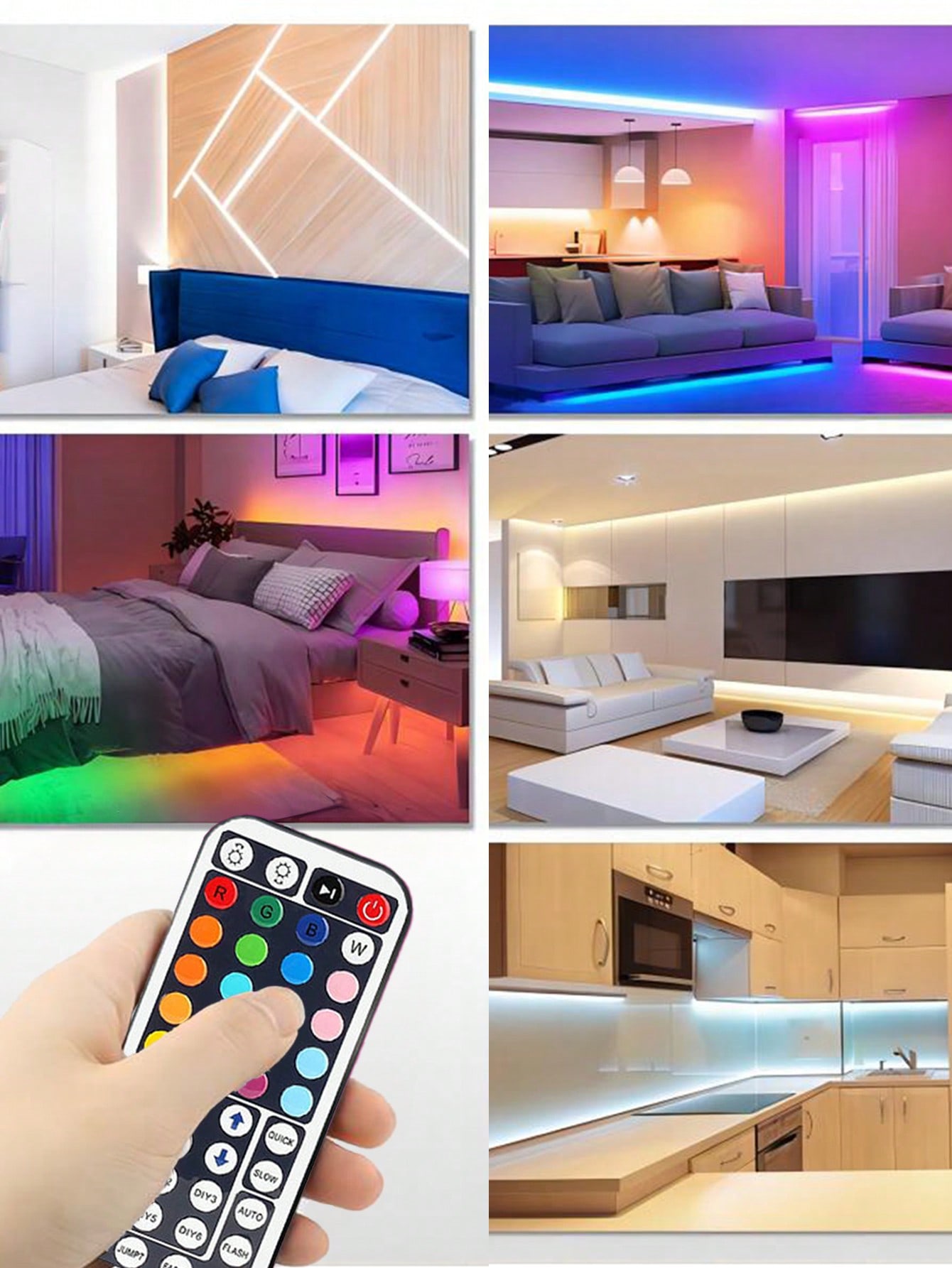 44-Tasten-Fernbedienung, RGB-L – Lighting Decor For Bedroom Bewertung und Preis