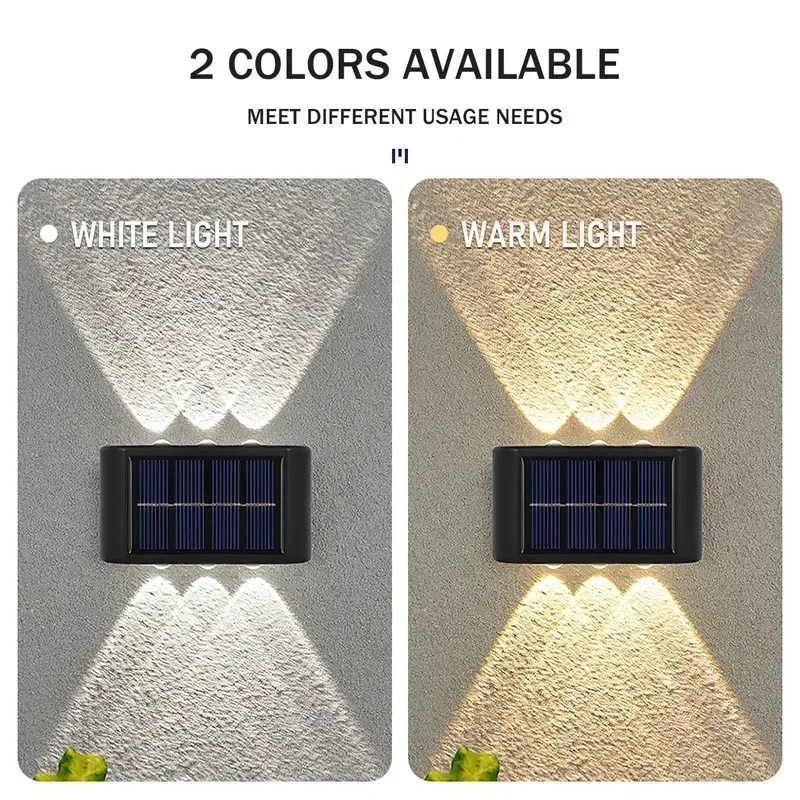 LED Solarleuchte für Außen, Wa – Wall Decor Lighting Bewertung und Preis