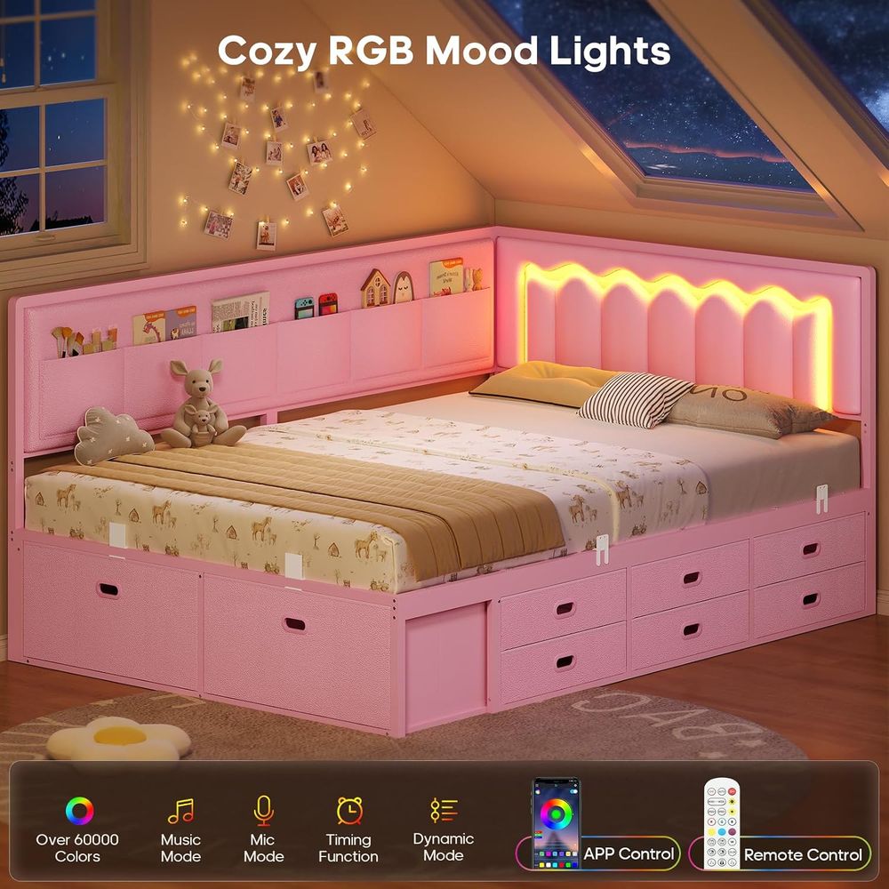ADORNEVE Vollbett mit 8 Staura – Furniture Lighting & Decor Magazine Bewertung und Preis