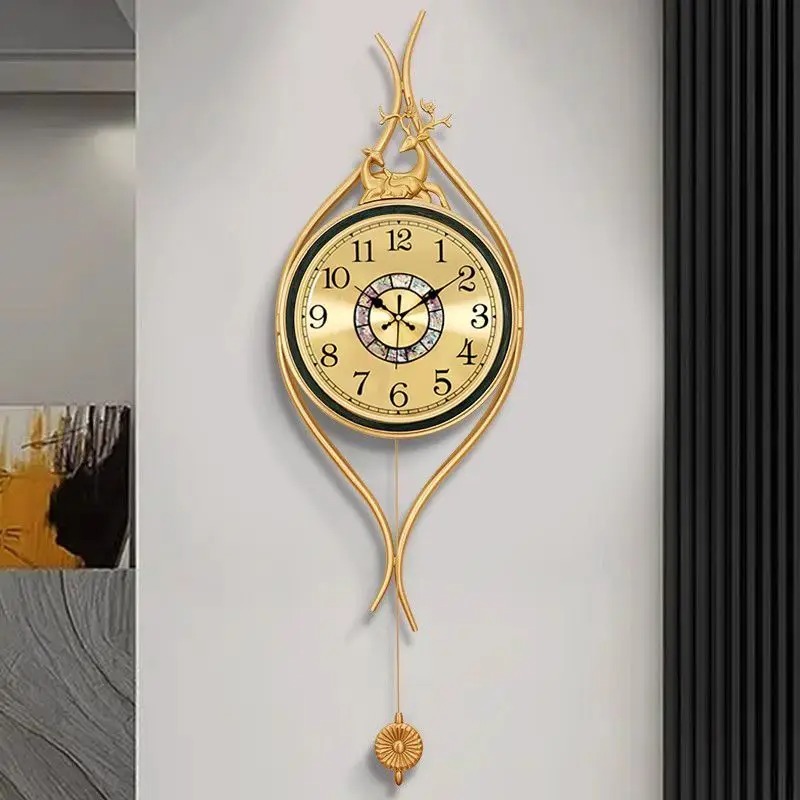 Europäische Messing-Wanduhr Ho – Lighting Home Decor Wall Clocks Bewertung und Preis