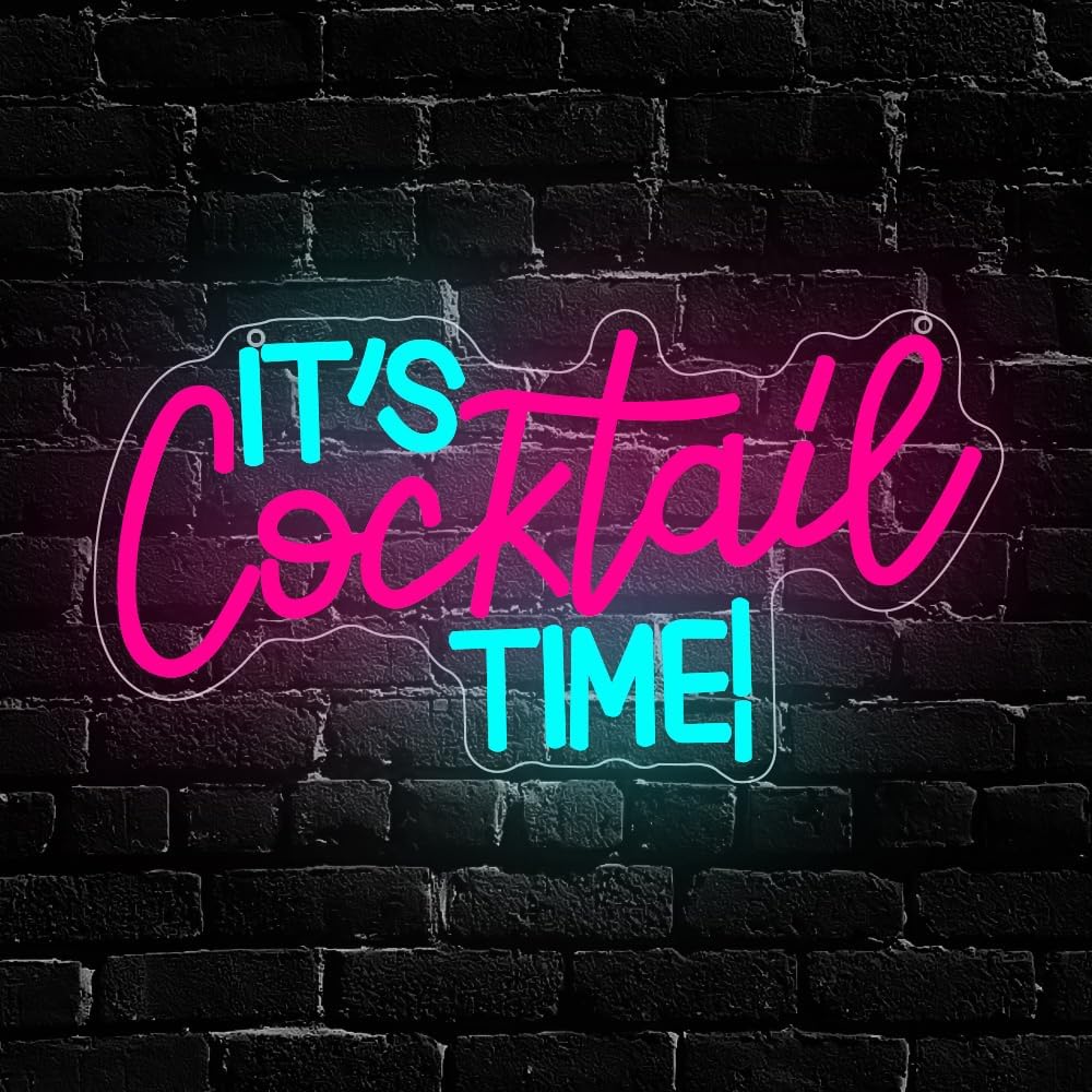 Cocktails Neonschild USB-Betri – Room Lighting Bedroom Decor Bewertung und Preis
