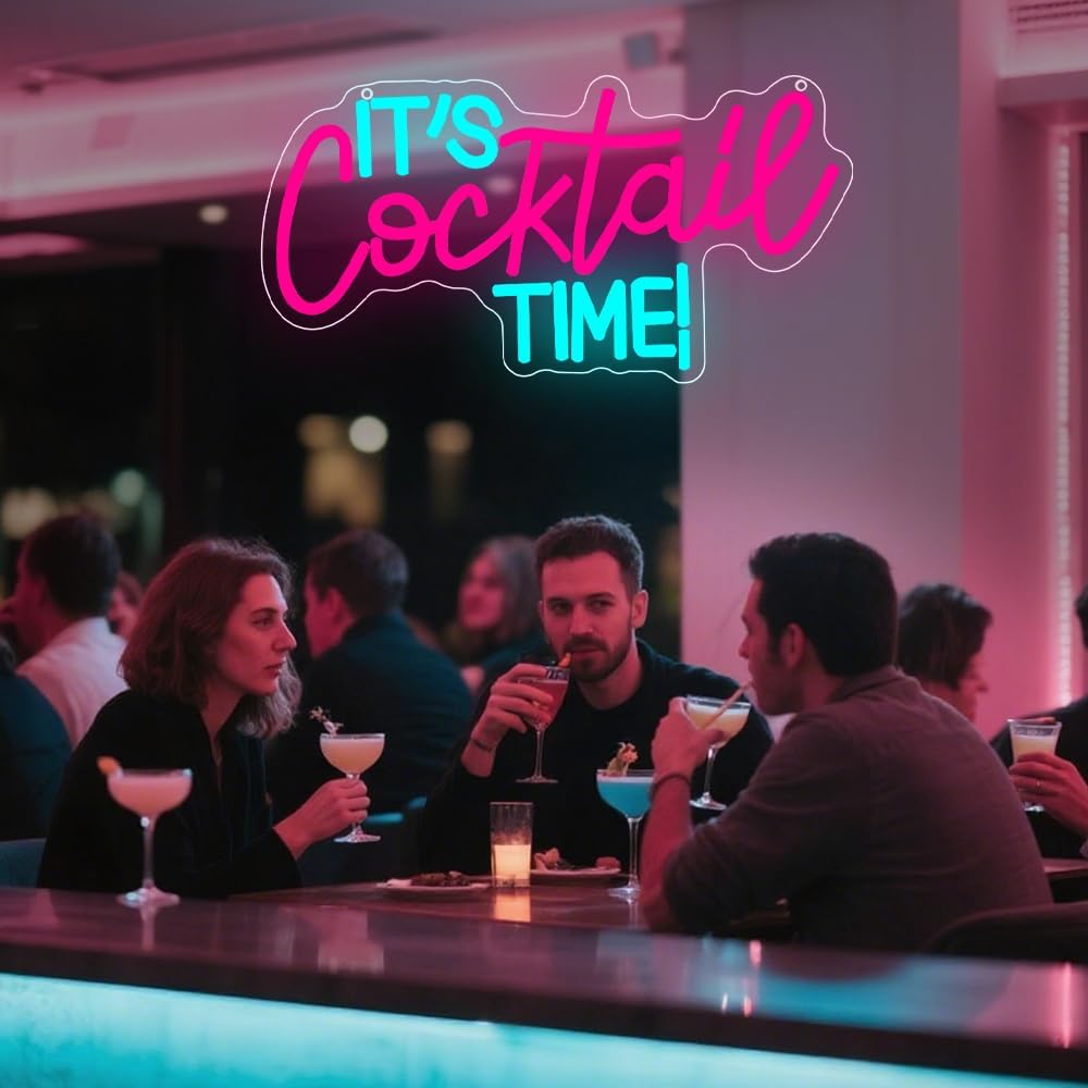 Cocktails Neonschild USB-Betri – Room Lighting Bedroom Decor Bewertung und Preis