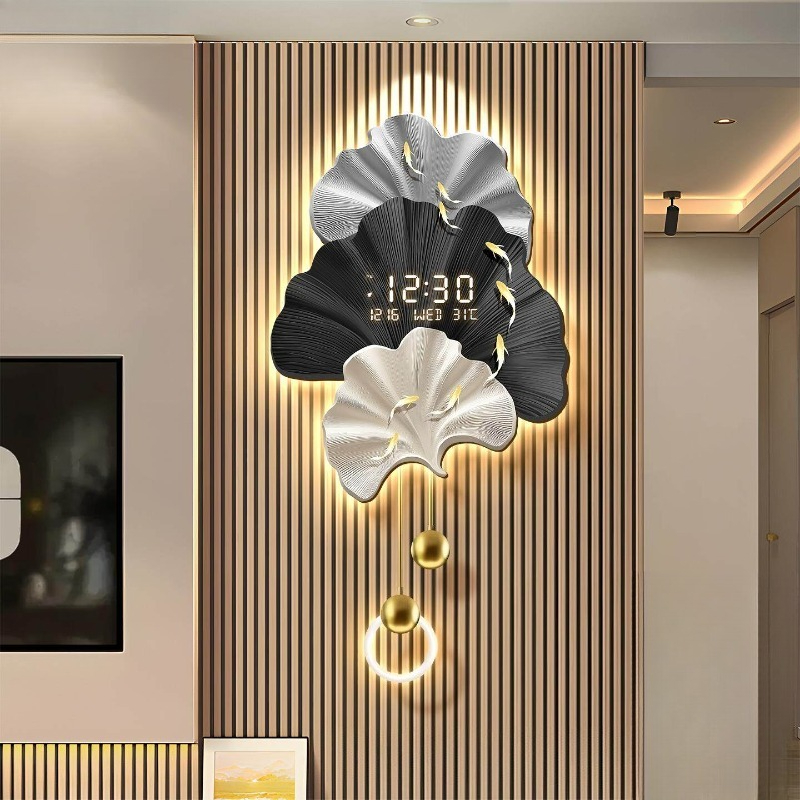 &Night Light Modische Wanduhr, – Lighting Home Decor Wall Clocks Bewertung und Preis