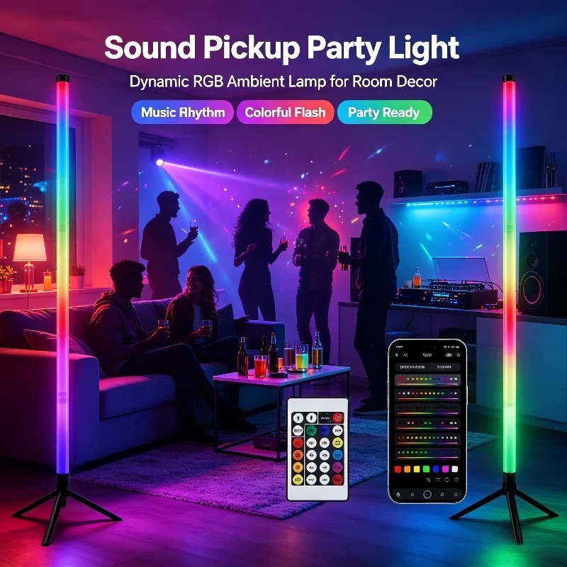 2 Stück 120CM RGB Stehlampe, S – Lighting Design Decor Bewertung und Preis