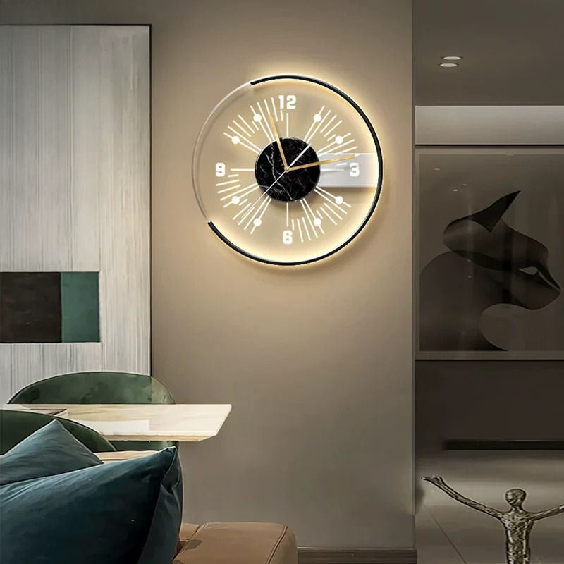 Weiße Einzigartige Modische Wa – Lighting Home Decor Wall Clocks Bewertung und Preis