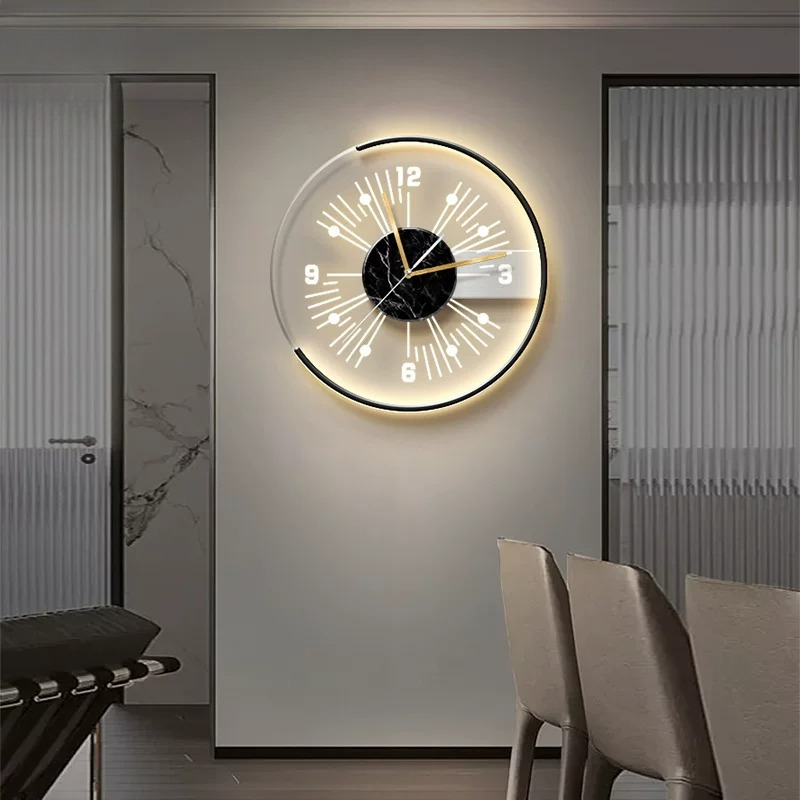Weiße Einzigartige Modische Wa – Lighting Home Decor Wall Clocks Bewertung und Preis