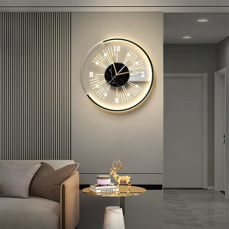 Weiße Einzigartige Modische Wa – Lighting Home Decor Wall Clocks Bewertung und Preis