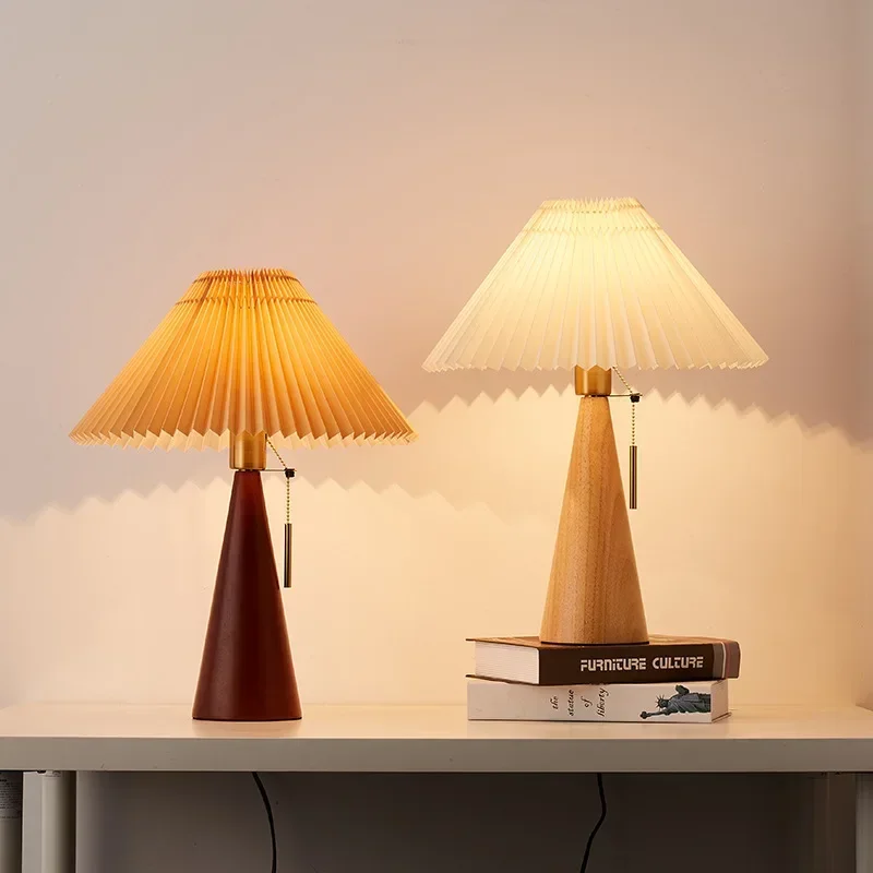 Retro-Plissee-Tischlampe, nord – Lighting Decor For Bedroom Bewertung und Preis