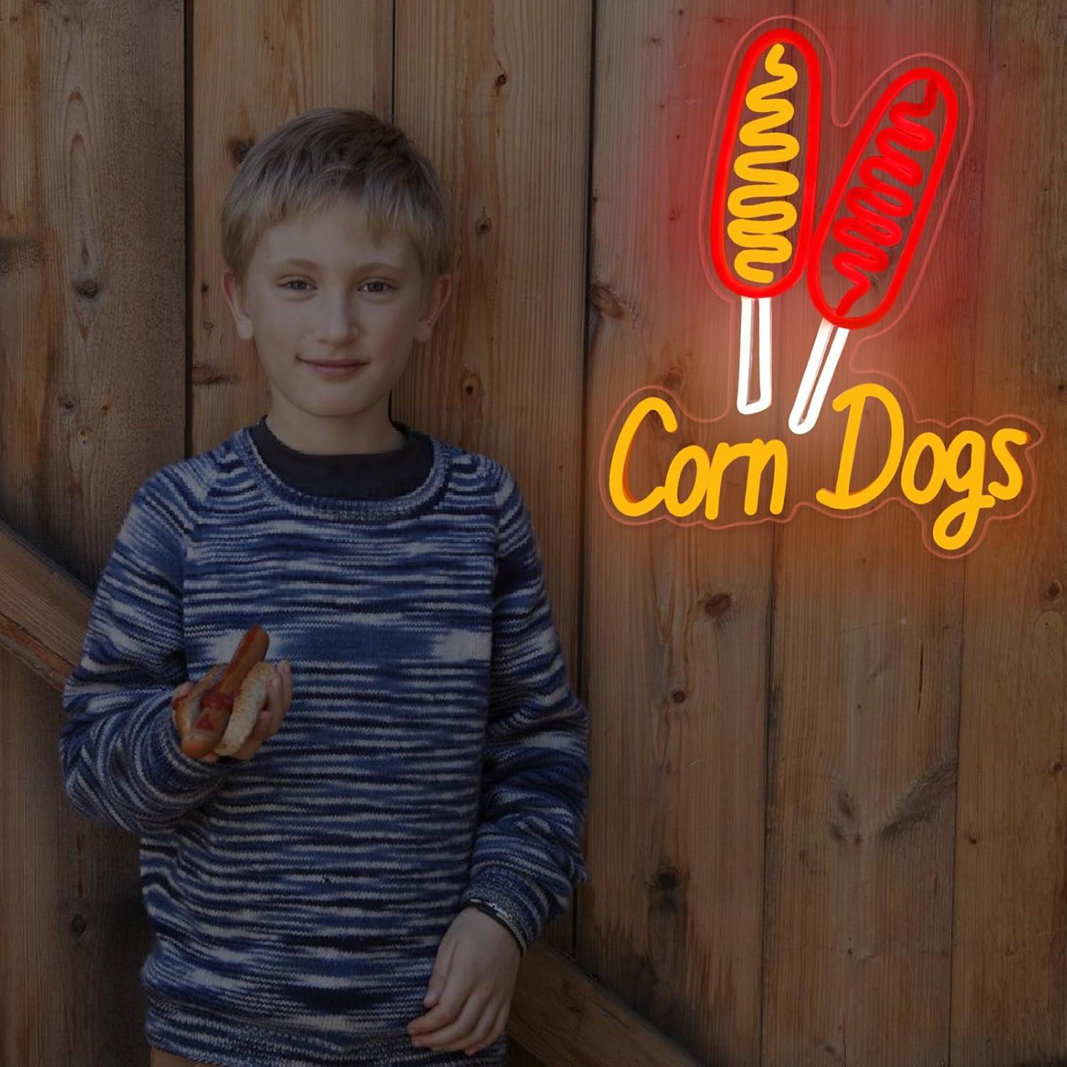 Corn Dog Neon-Schild Snack USB – Led Lighting Wall Decor Bewertung und Preis