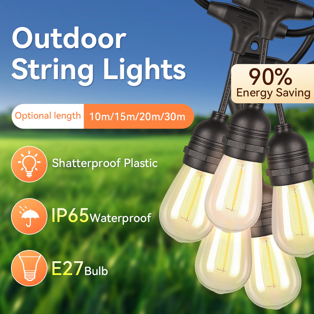E27 Outdoor Lichterketten Led- – Decor Lighting Uk Bewertung und Preis
