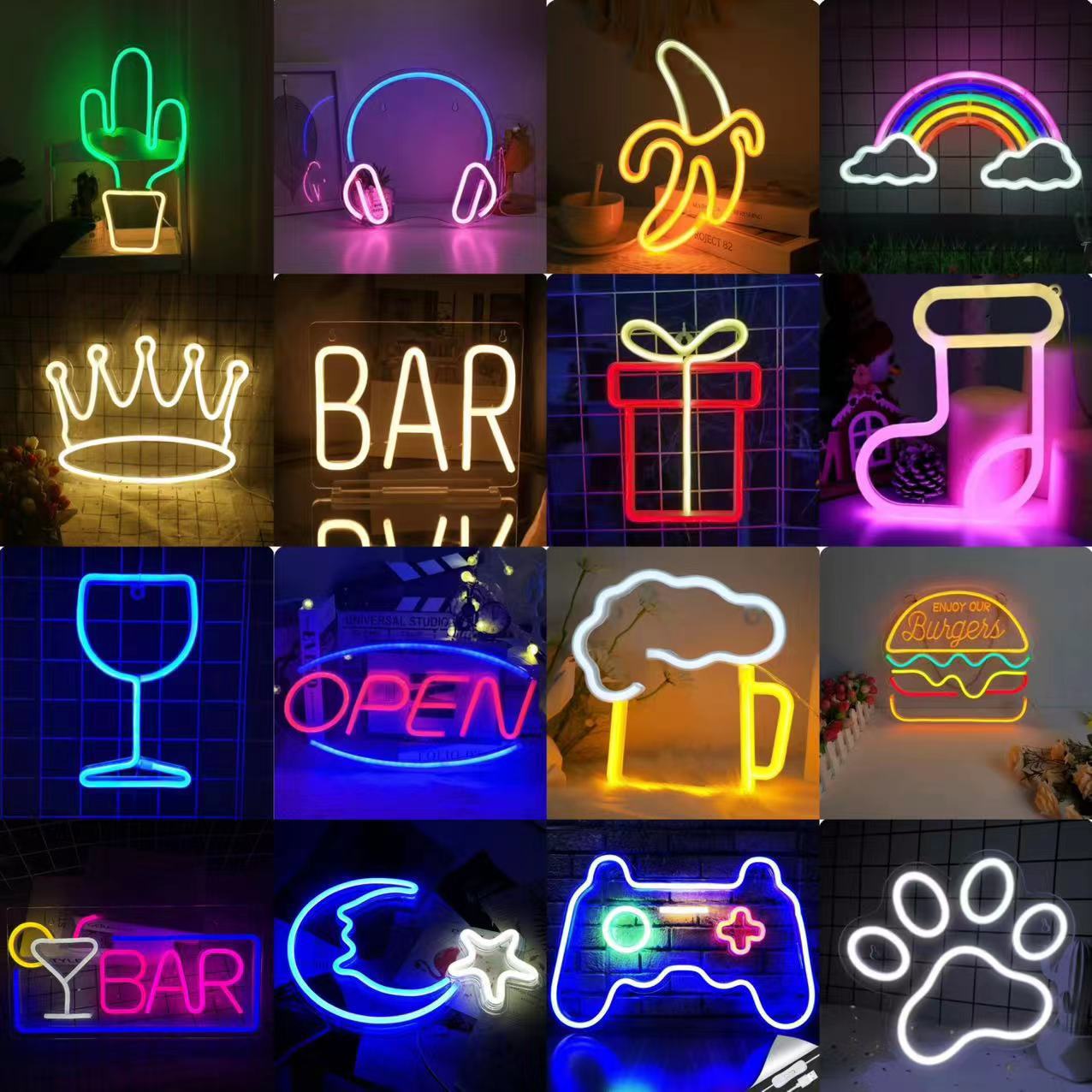 Individuelles LED-Neonschild m – Pendant Lighting Christmas Decor Bewertung und Preis