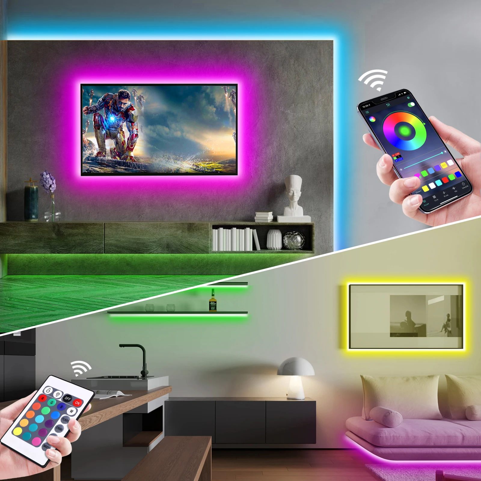 1-5 m RGB LED Neon Streifen Li – Lighting Design Decor Bewertung und Preis